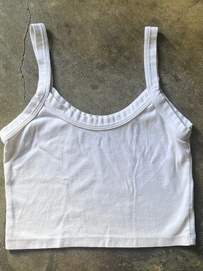Big Bud Press Cropped Cami Vintage Tee White
